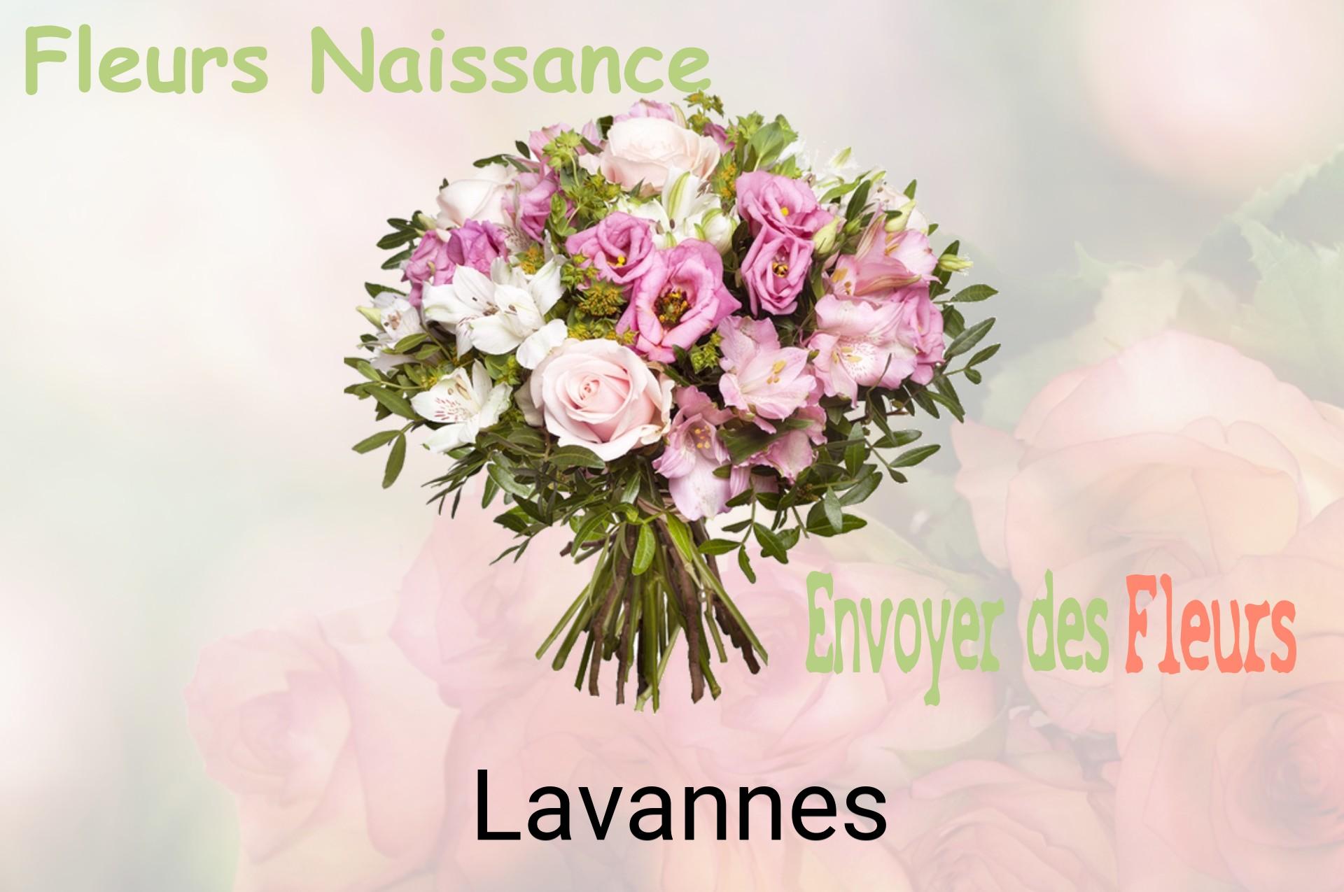 Bouquet de fleurs de naissance livré à Lavannes